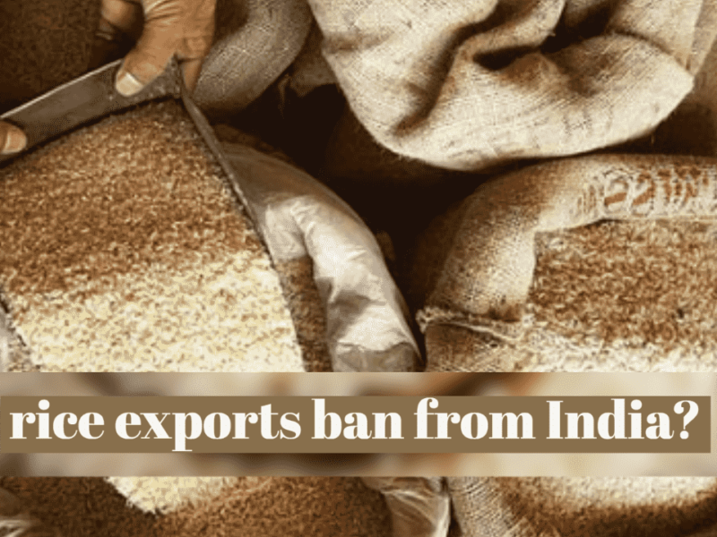 rice exports ban from India